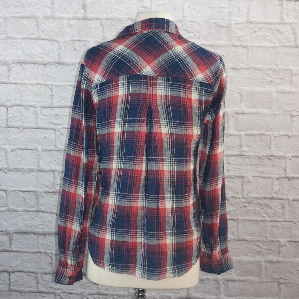 Bella Dahl Popover Flannel Top Small - Picture 3 of 5
